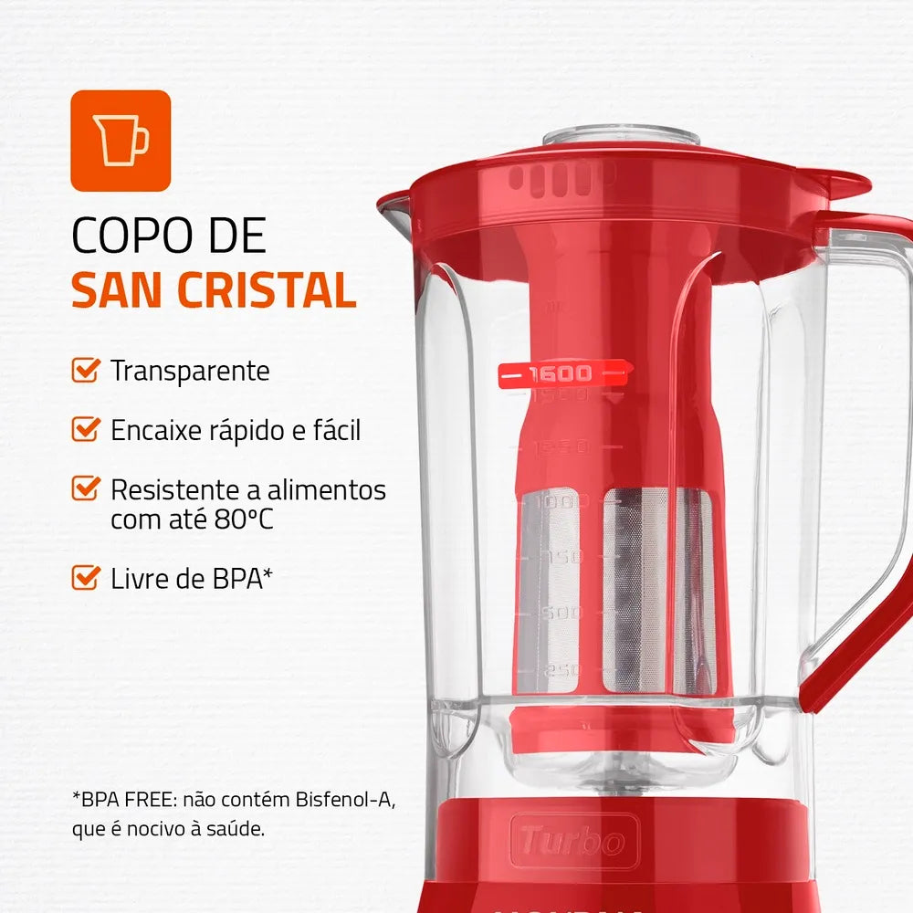 Liquidificador Mondial Turbo Power L-99-FR