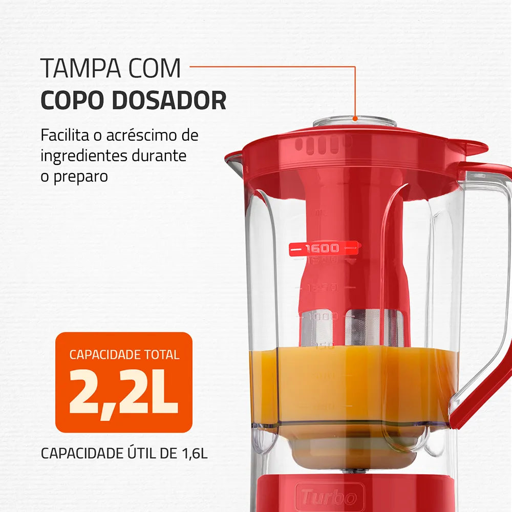 Liquidificador Mondial Turbo Power L-99-FR