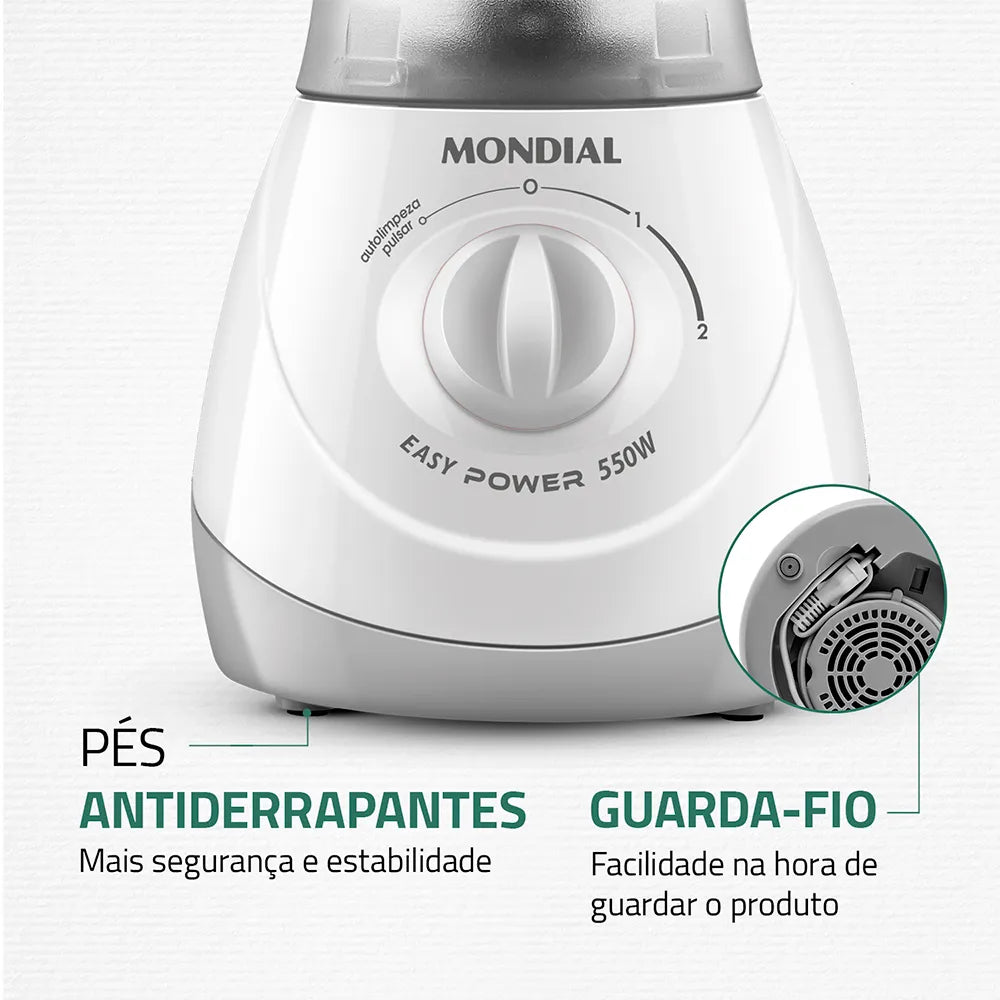 Liquidificador Mondial Easy Power 550W L-550-W