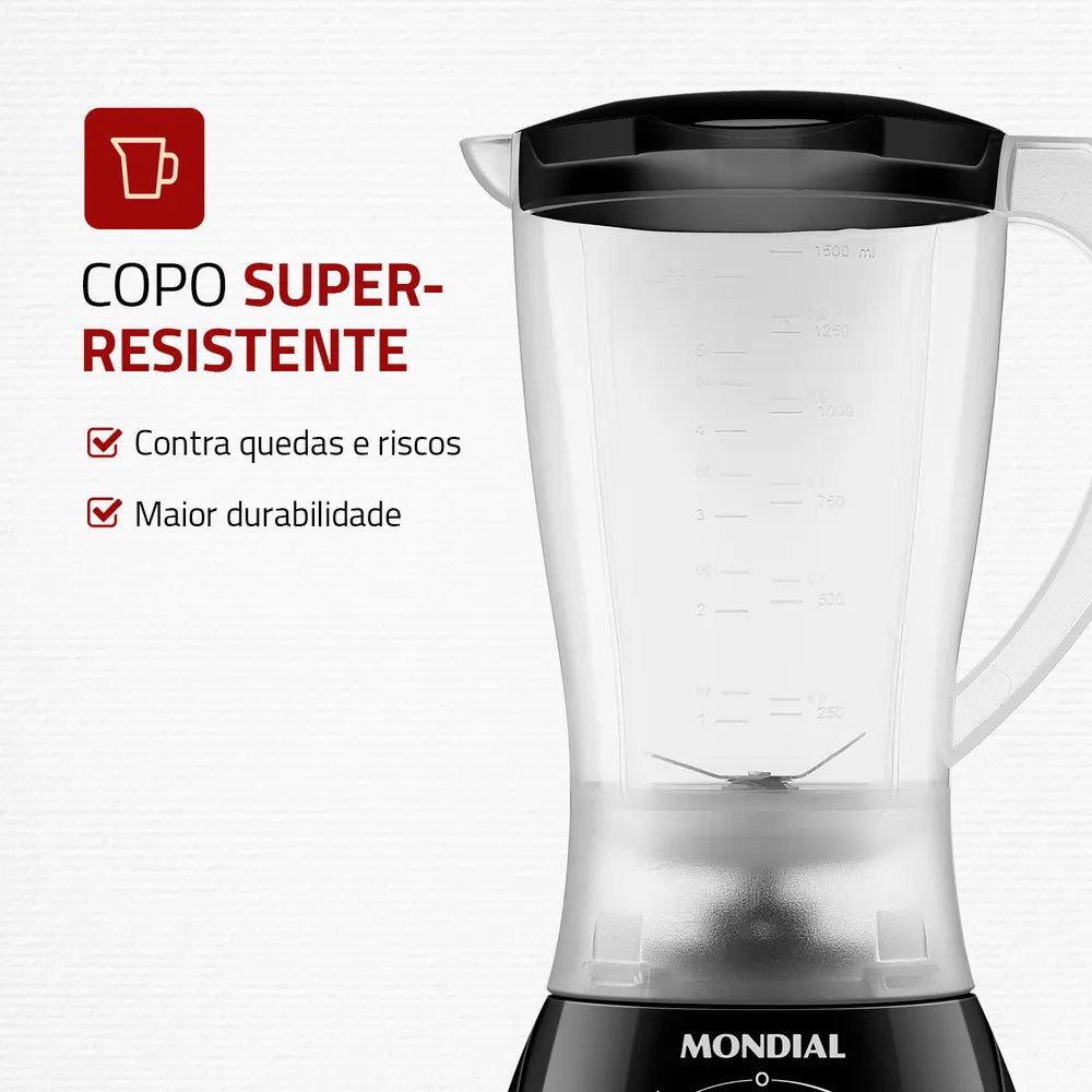 Liquidificador Mondial Easy Power 550W L-550-B