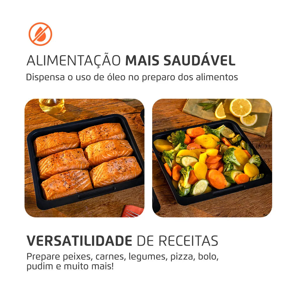 Fritadeira Elétrica Forno Oven 12L Mondial AFON-12L-BI-BC