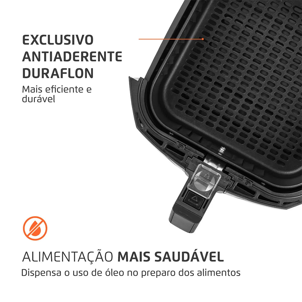 Fritadeira Sem Óleo Air Fryer 4L Mondial Preto 1500W - AFN-40-BF