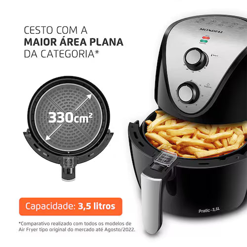 Fritadeira Sem Óleo Air Fryer 3,5L Mondial AF-30