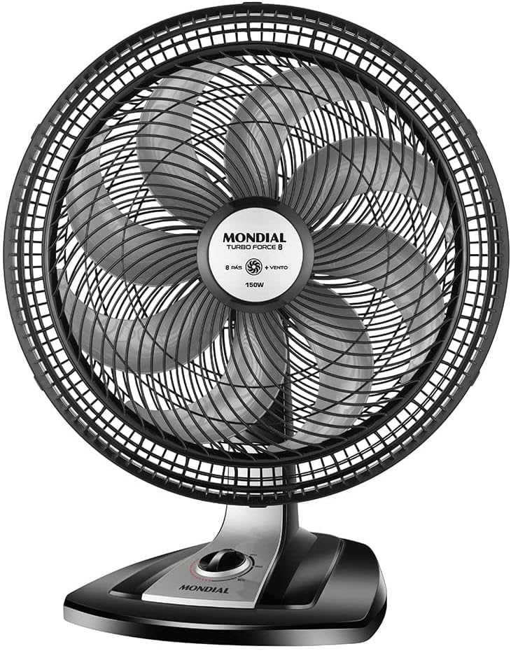 Ventilador de Mesa Mondial Turbo Force 8 NVT-50-8P