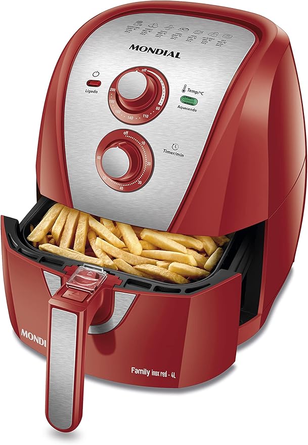 Fritadeira Sem Óleo Air Fryer 4L Mondial AFN-40-RI