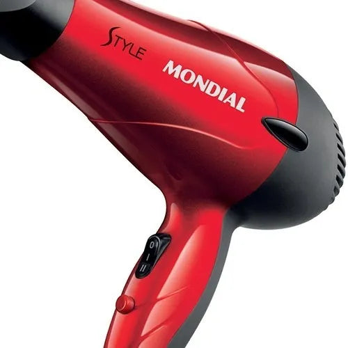Secador De Cabelos Style Mondial Vermelho 1200W SC-11