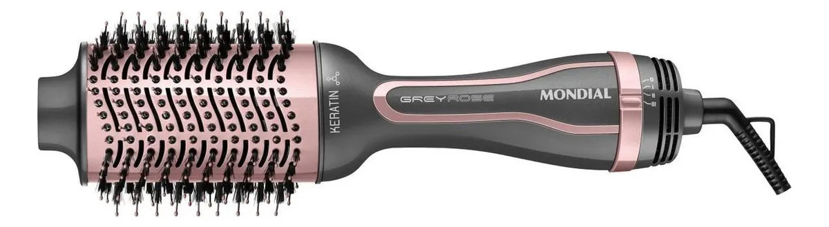 Escova Secadora Mondial Grafite e Golden Rose 1200W ES-11